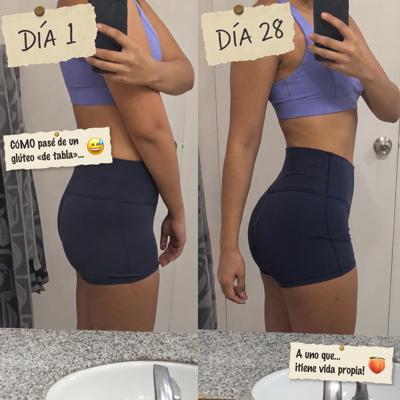 Antes y después — Método Cero Sentadillas